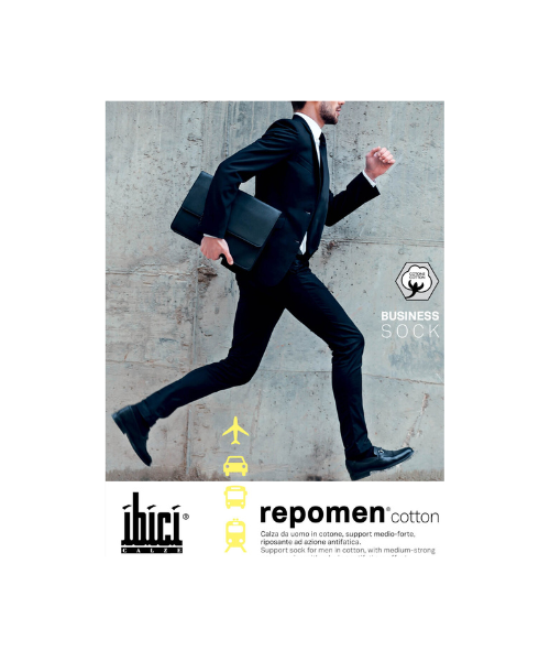 Meia 3/4 Masculina Repomen Suave Compessão Cotton - Imagem 2